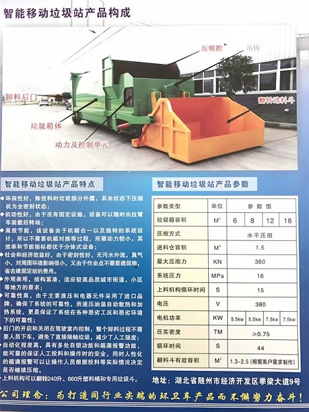 6-8方移動垃圾壓縮站